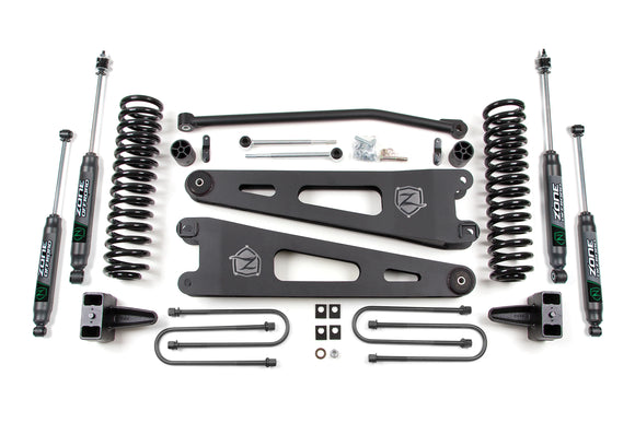 Zone Offroad 05-07 Ford SuperDuty 4in Radius Arm System - Gas