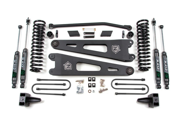 Zone Offroad 08-10 Ford SuperDuty 4in Radius Arm System - Gas