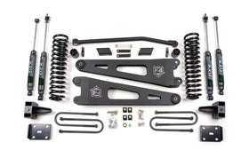 Zone Offroad 11 F SD 4in Radius Arm System - Diesel w/ovrld