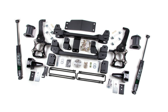 Zone Offroad 2014 Ford F-150 6in Suspension System - 4in Rear Block