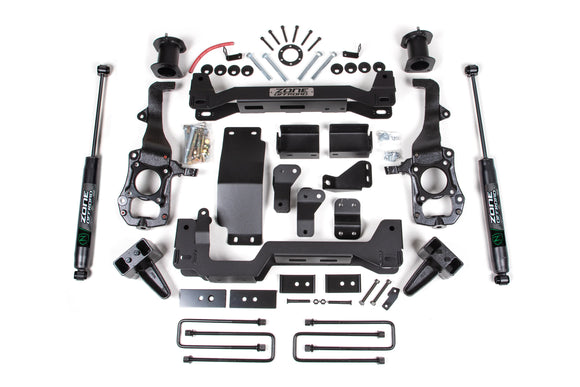 Zone Offroad 021 Ford F150 4in Front 2in Rear Suspension Lift System - Nitro Shocks