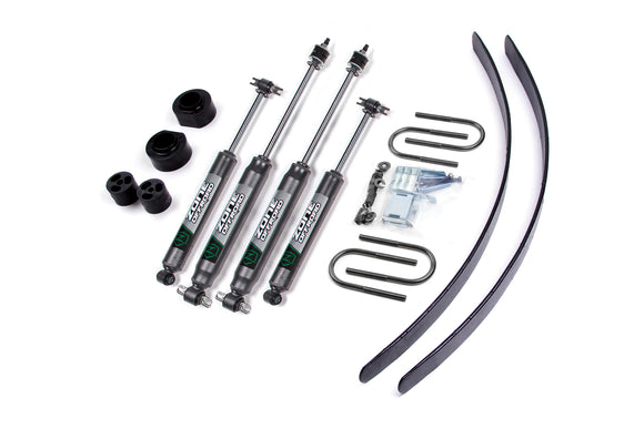 Zone Offroad 84-01 Jeep XJ 2in Kit w/Chrysler Axle