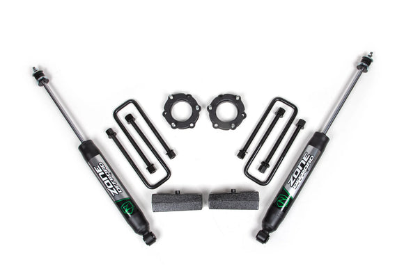 Zone Offroad 05-23 Toyota Tacoma 4WD 2.5in Lift Kit - Nitro Shocks