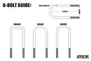 Zone Offroad 5/8 x 4 x 16 Round U Bolt-2
