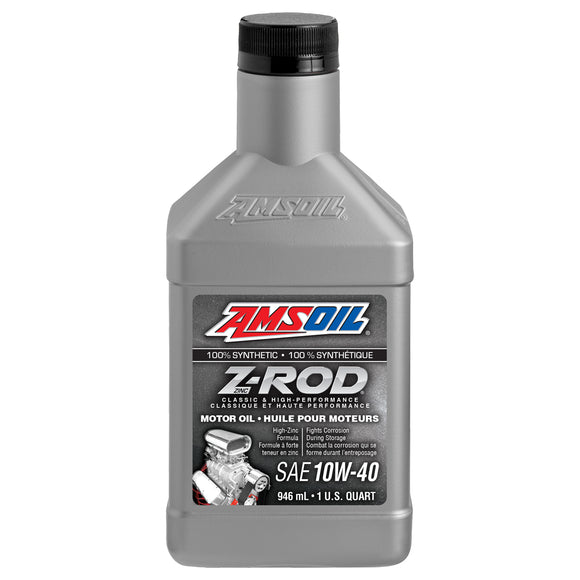 AMSOIL Z-ROD 10W-40 100% Synthetic Motor Oil 946 ml Bottle