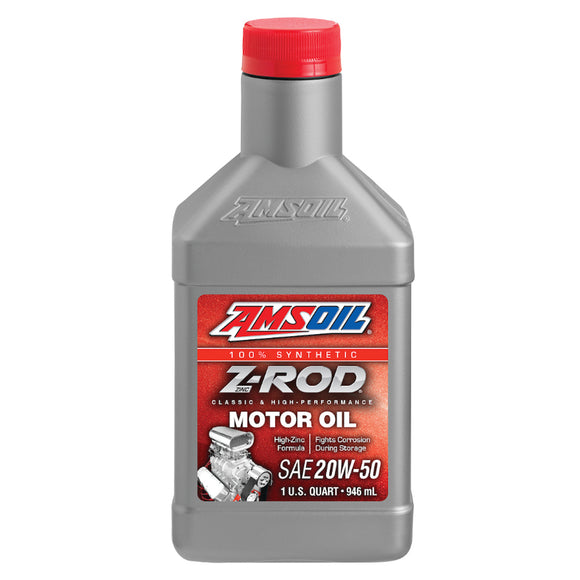 AMSOIL Z-ROD 20W-50 100% Synthetic Motor Oil 946 ml Bottle