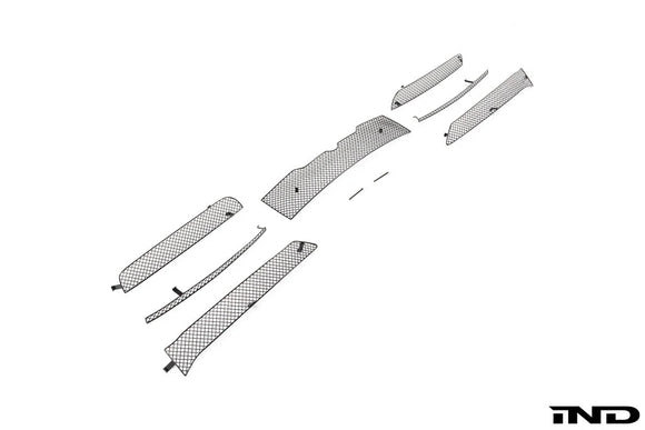 Zunsport Porsche Carrera 992.2 Front Lower Grille Set