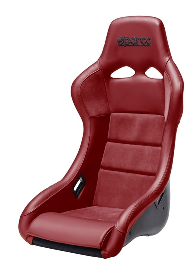SPARCO SEAT QRT PERF LTHR/ALC RED