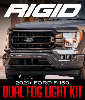 RIGID INDUSTRIES DUAL FOG LIGHT KIT: 2021+ FORD F-150 - 0