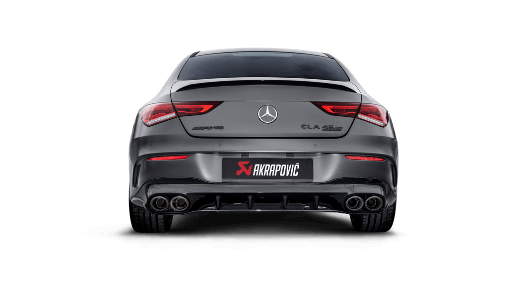 Akrapovic 2020 Mercedes-Benz CLA 45S AMG (C118/X118) Evolution Line (Titanium) w/Carbon Tips - 0