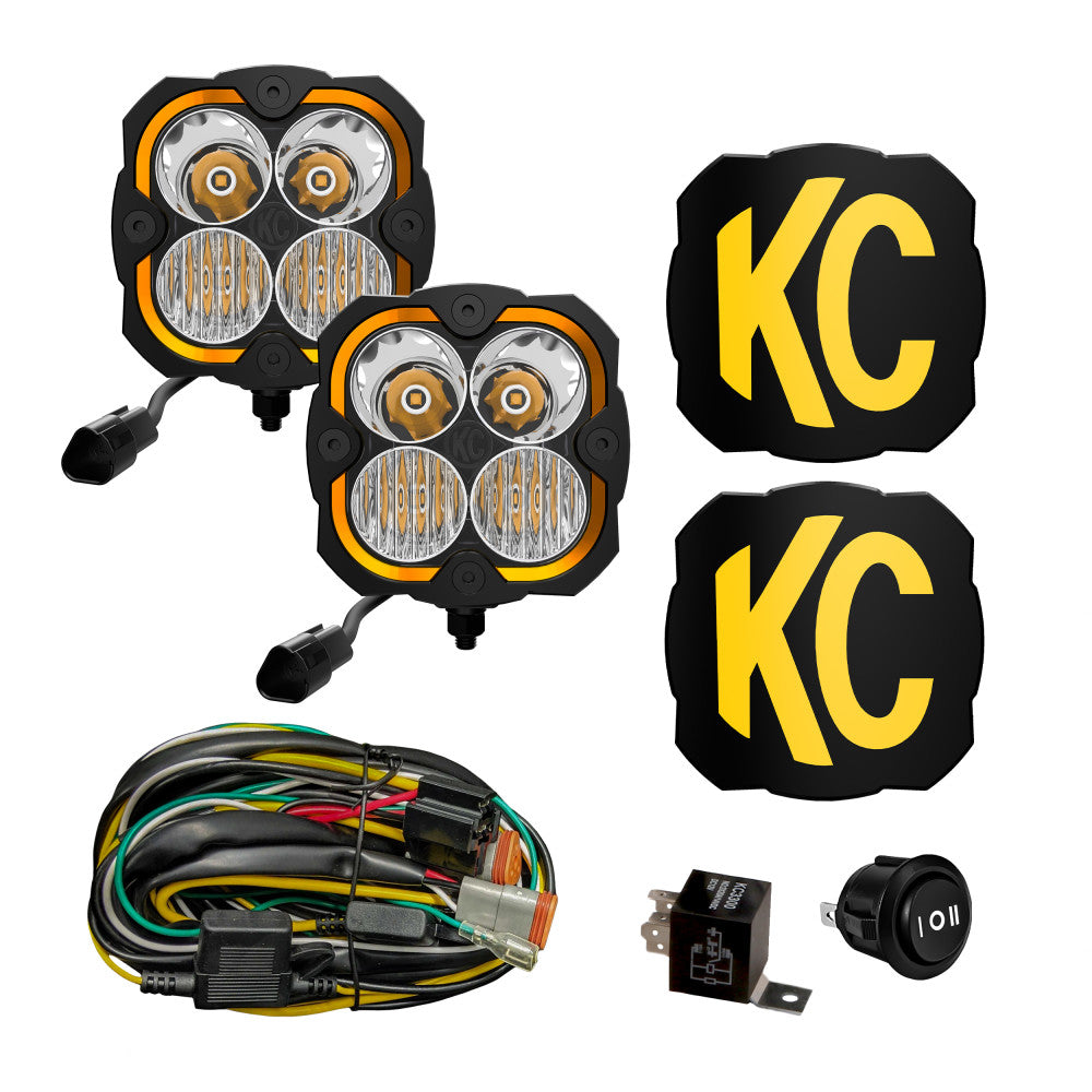 KC HiLiTES FLEX ERA 4 - 2-Light Master Kit