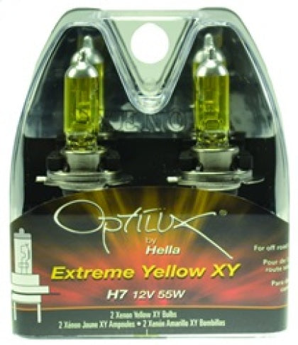 Hella Optilux Extreme Yellow XY H7 55W Bulbs