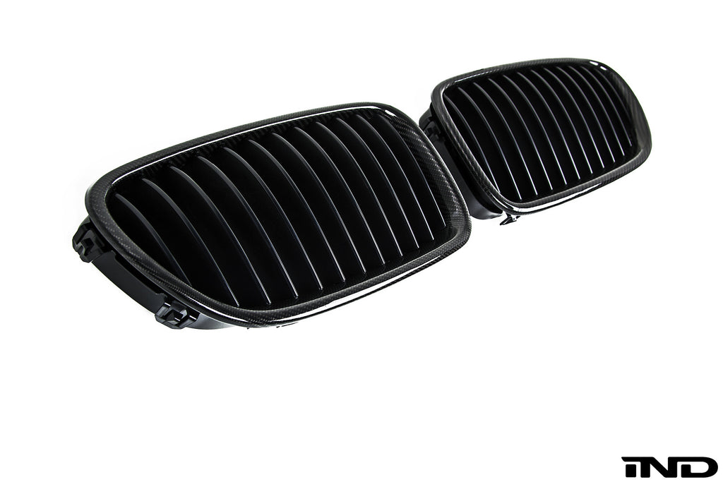 IND F10 M5 Pre-LCI Carbon Front Grille Set