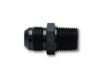 '-6AN to 3/8" NPT Straight Adapter Fitting - Aluminum