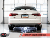 AWE Touring Edition Exhaust for B9 S4 - Resonated for Performance Catalyst - Chrome Silver 102mm Tips