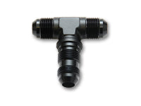 '-8AN Bulkhead Adapter Tee Fitting - Anodized Black Only