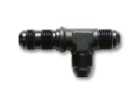 '-8AN Bulkhead Adapter Tee on Run Fittings - Anodized Black Only