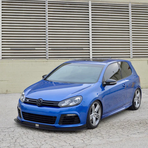 CJM Industries Chassis Mounted Splitter With Air Dam - MK6 Golf R (2010-2012) V2 | 2023163-6RCSAD