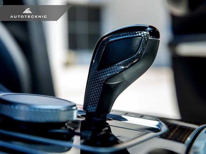 AutoTecknic Carbon Fiber Gear Selector Side Trims | BMW G1X 8-Series