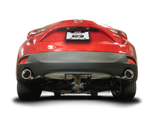 Borla 14-16 Mazda 3 2.0/2.5L AT/MT FWD S-Type Cat-Back Exhaust Single Split Rear Exit