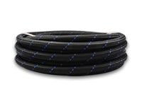 '-8 AN Two-Tone Black/Blue Nylon Braided Flex Hose (2 foot roll)