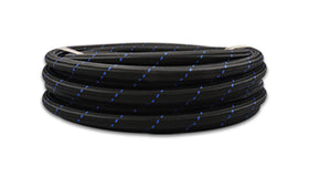 '-10 AN Two-Tone Black/Blue Nylon Braided Flex Hose (10 foot roll)