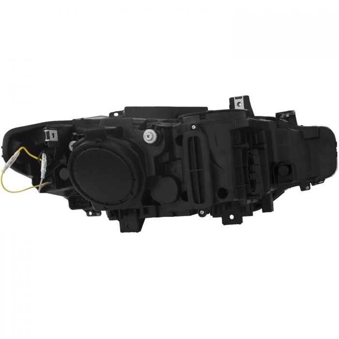 ANZO 2012-2015 BMW 3 Series Projector Headlights w/ U-Bar Black (HID Compatible) - 0