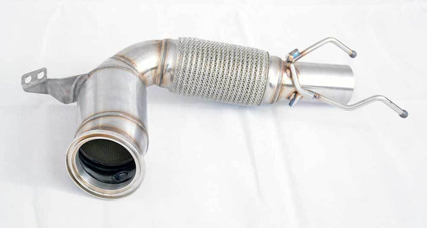 Racing Dynamics Downpipe with Sport Cat Mini Cooper S | BMW 2014-2022 - 0