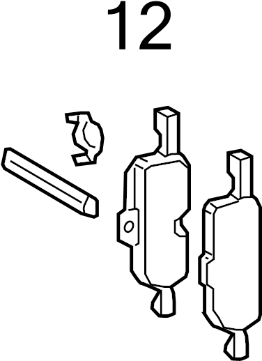 Audi Anti-Rattle Clip - Genuine Audi 8W0698231