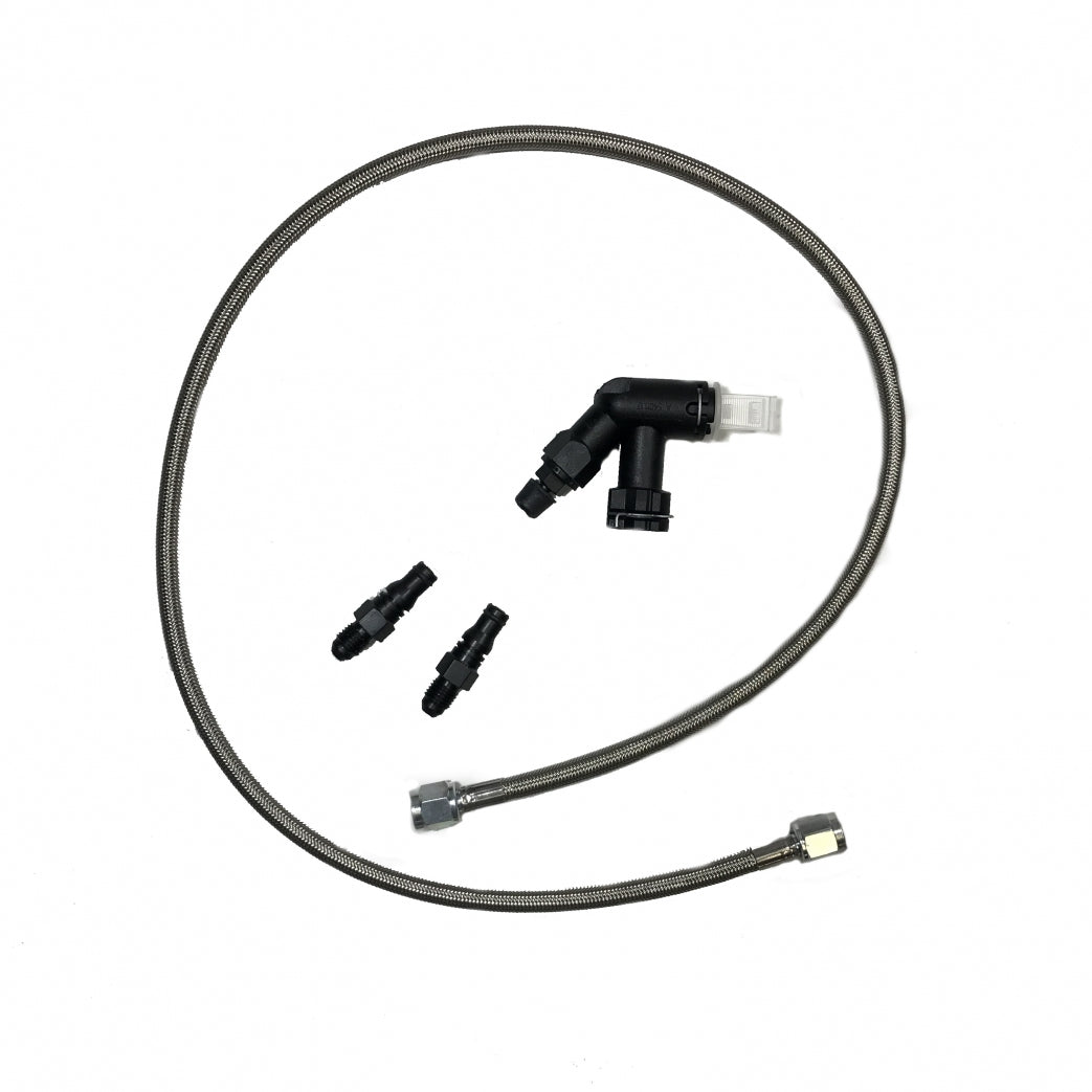 McLeod 2015+ Ford Mustang Steel Braided Hydraulic Clutch Line