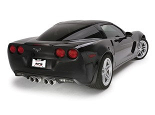 CAT-BACK EXHAUST 06-11 CORVETTE Z06/ZR1 7.0/6.2L MANUAL, S-TYPE, 4.25" DUAL ROUND ANG CUT INT TIPS