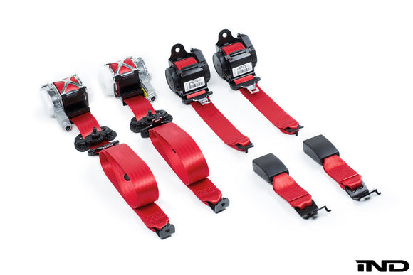 IND F82 M4 Colored Seat Belt Set