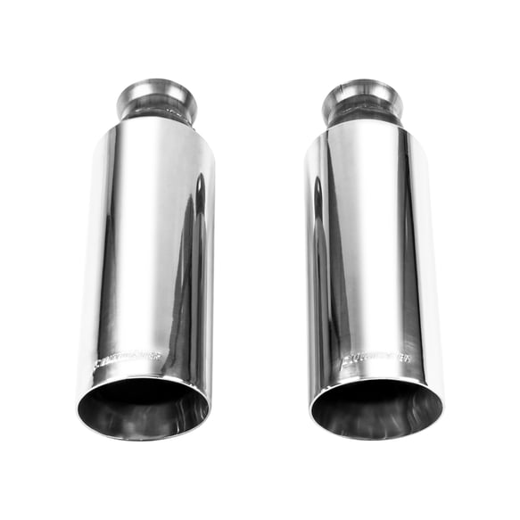 FLOWMASTER 09-18 RAM TRUCK TIP. CLAMP ON. POLISHED. PAIR - 0