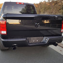 FLOWMASTER 09-18 RAM TRUCK TIP. CLAMP ON. BLACK. PAIR-2