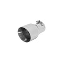 FLOWMASTER SS TIP 2.50IN X 4"OD ANG.CUT CLAMP"-1