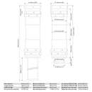 NUKE AIR JACK 90 COMPETITION COMPLETE SET 3PC. 8BAR-3