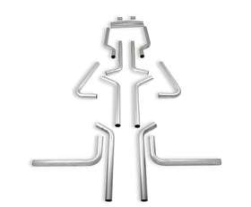 FLOWMASTER U-FIT DUAL KIT 2.50 ALMNZD