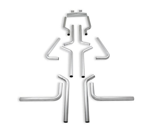 FLOWMASTER U-FIT DUAL KIT 2.50 ALMNZD