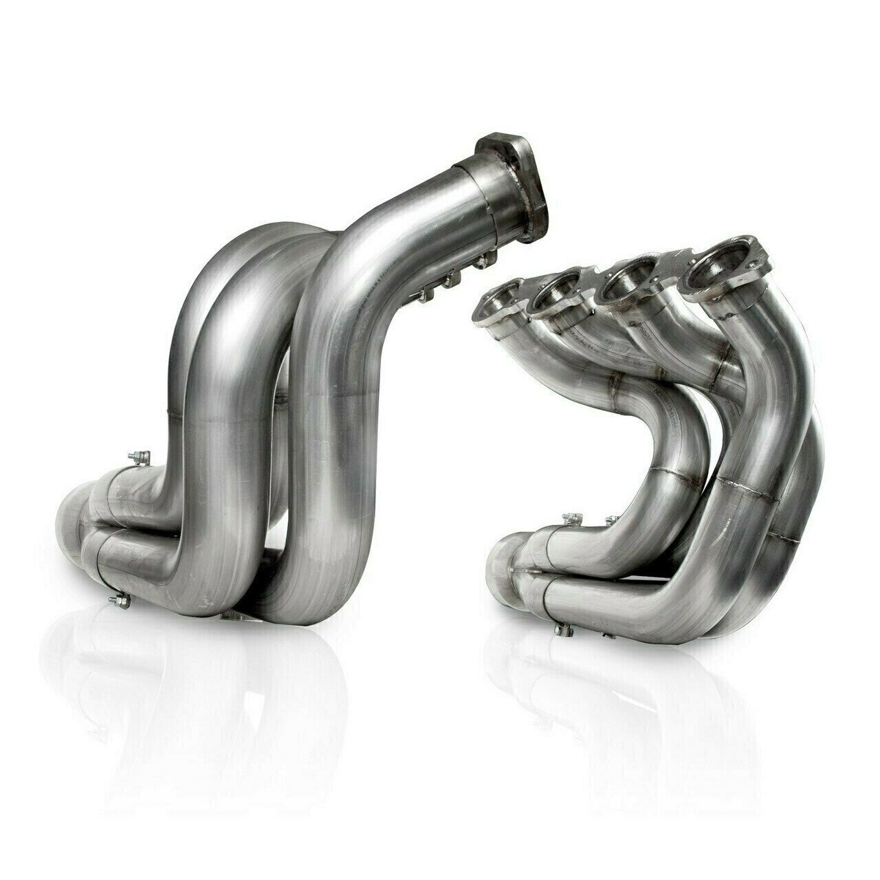 Stainless Works Chevy Big Block - Dragster Headers 2-3/8in - 2-1/2in Stepped Downsweep Short Headers