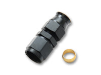 '-8AN Female to 1/2" Tube Adapter Fitting (with Brass Olive Insert)
