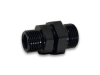 '-8 ORB Male to Male Union Adapter - Anodized Black