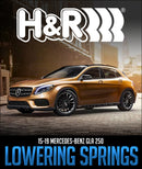 H&R SPECIAL SPRINGS: 2015–2019 MERCEDES-BENZ GLA250-2