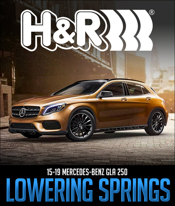 H&R SPECIAL SPRINGS: 2015–2019 MERCEDES-BENZ GLA250