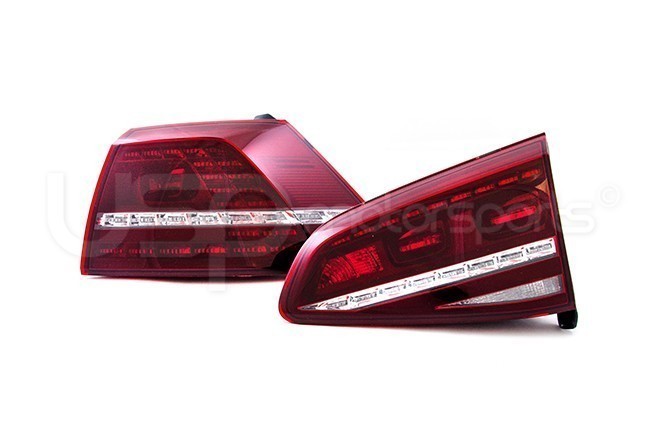 LED Tail Light Set - Dark Cherry For MK7 GTI/Golf R