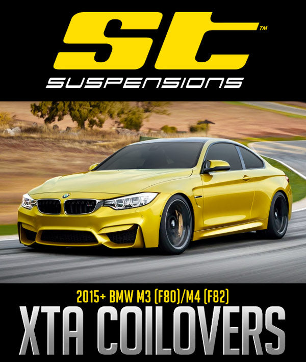 ST SUSPENSIONS XTA ADJUSTABLE COILOVERS: 2015+ BMW M3 (F80)/M4 (F82)