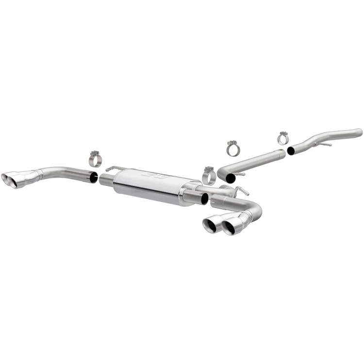 MagnaFlow 15-17 GMC Terrain V6 3.6L 409SS Cat-Back Exhaust Quad Split Rear with 3in Polished Tips