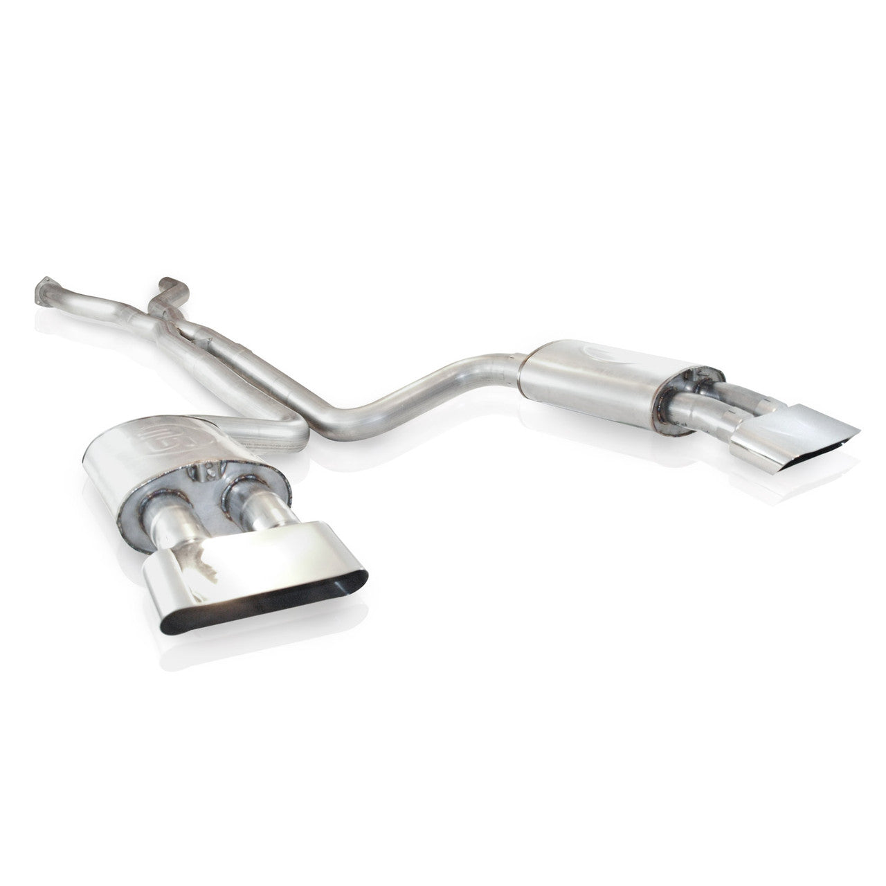 Stainless Works 1990-95 Corvette ZR1 3in Exhaust X-Pipe S-Tube Mufflers Polished Tips
