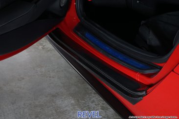 Revel GT Dry Carbon Door Sill Plates Outer 2020 Toyota GR Supra - 2 Pieces - 0