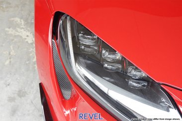 Revel GT Dry Carbon Front Fog Lamp Cover 2020 Toyota GR Supra - 2 Pieces - 0