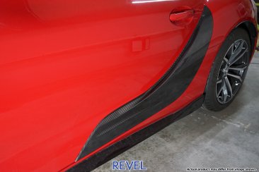 Revel GT Dry Carbon Door Panel Outer Cover 2020 Toyota GR Supra - 2 Pieces - 0